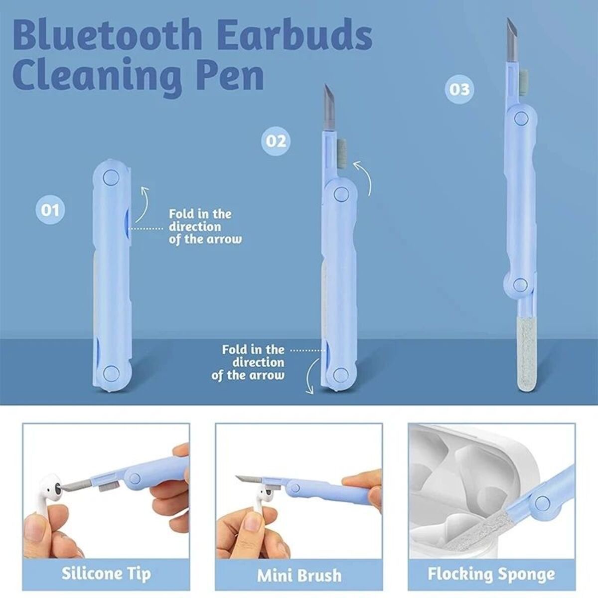 All-in-One Tech Cleaning Kit – Clean Your Keyboard, Earbuds, and Screens